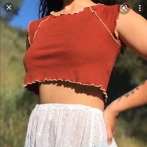 Free People Intimately Knit Crop Top-Small🐛🐛